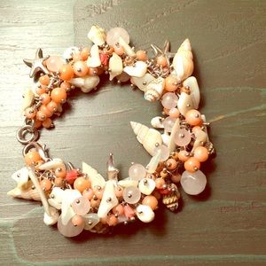 Seashell and Bead Bracelet